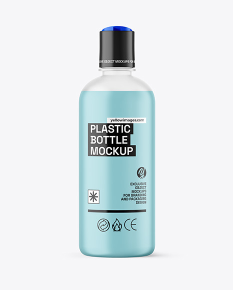 Frosted Liquid Soap Cosmetic Bottle Mockup