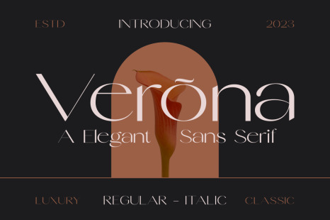 Verona - A Modern Sans Serif Font