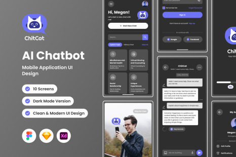 ChitCat - AI Chatbot Mobile App