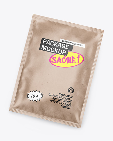 Kraft Sachet Mockup