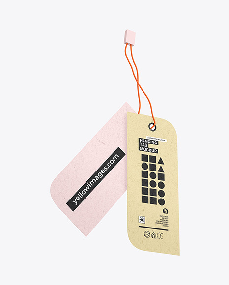 Kraft Hanging Tag Mockup