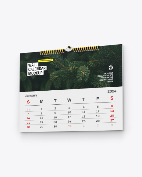 Wall Calendar Mockup