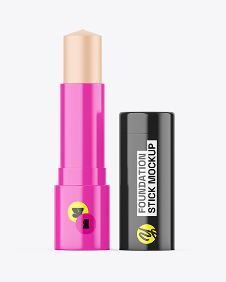 Glossy Foundation Stick Mockup