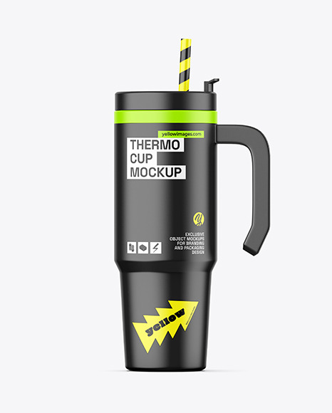 Matte Thermo Cup Mockup