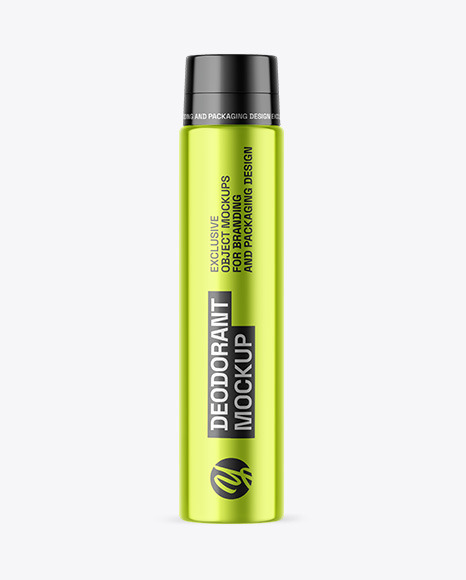 Metallic Deodorant Mockup