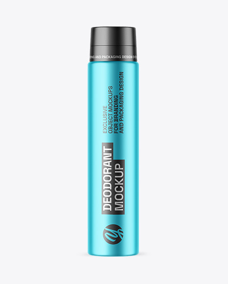 Matte Metallic Deodorant Mockup