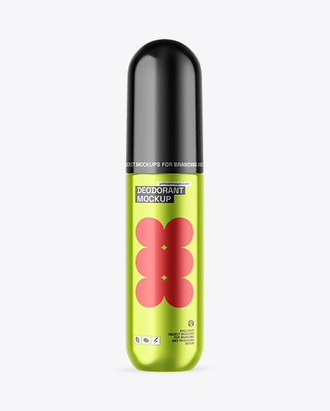 Metallic Deodorant Mockup