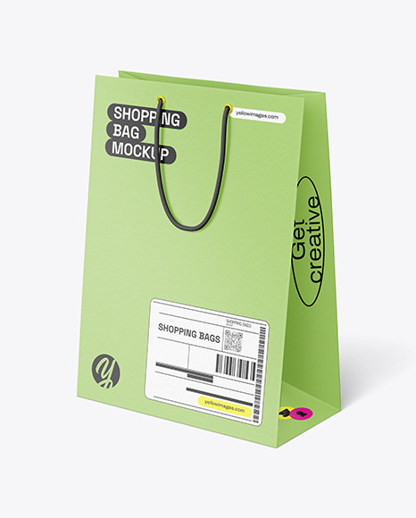 Paper Shopping Bag Mockup