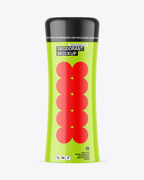 Glossy Deodorant Mockup