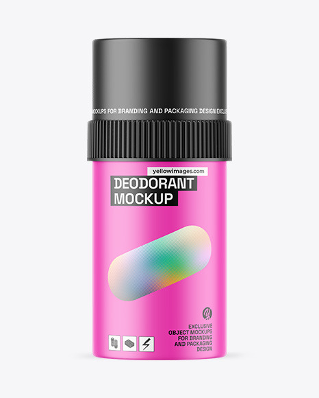 Matte Deodorant Mockup