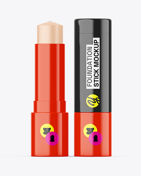 Glossy Foundation Stick Mockup