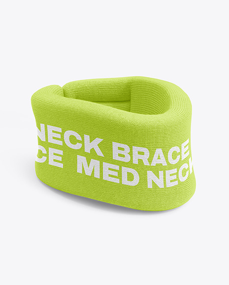 Med Neck Brace Mockup