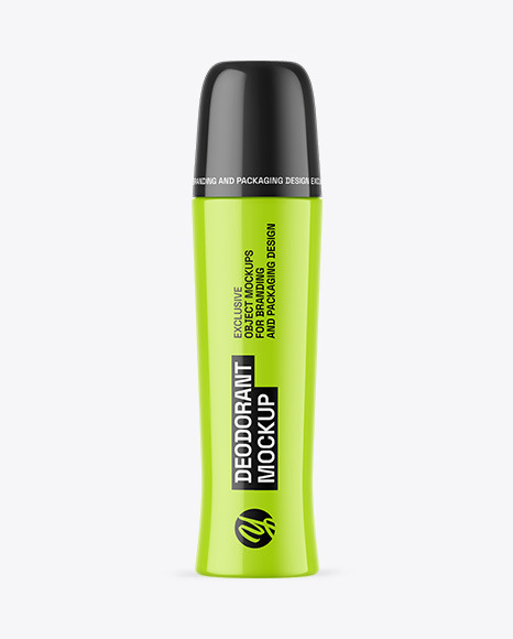 Glossy Deodorant Mockup