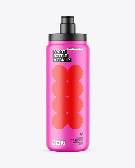 Matte Sport Bottle Mockup