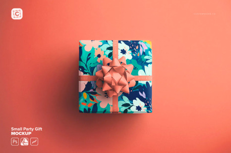 Small Party Gift Mockup