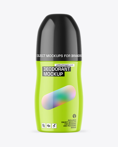 Glossy Deodorant Mockup