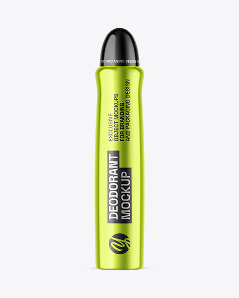 Metallic Deodorant Mockup