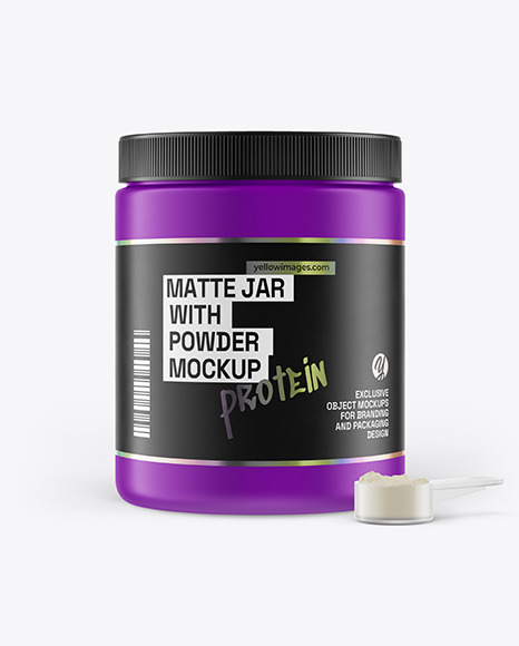 Protein Jar Mockup