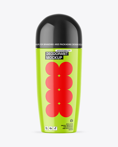 Glossy Deodorant Mockup