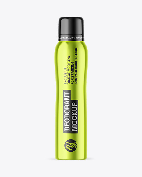 Metallic Deodorant Mockup