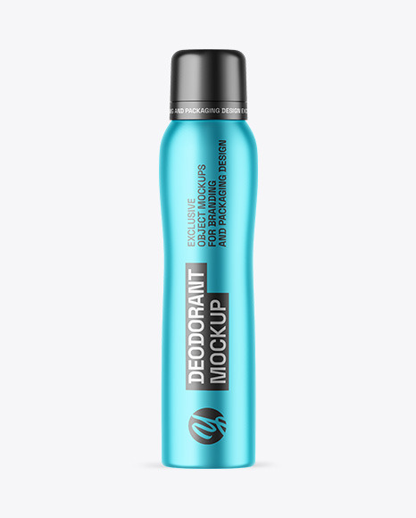Matte Metallic Deodorant Mockup