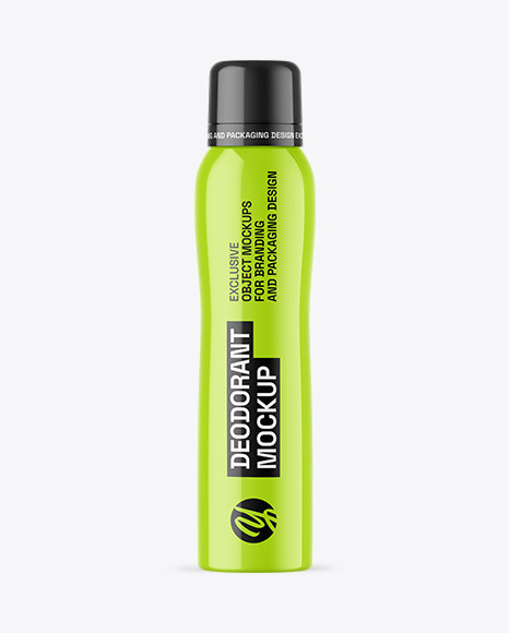 Glossy Deodorant Mockup
