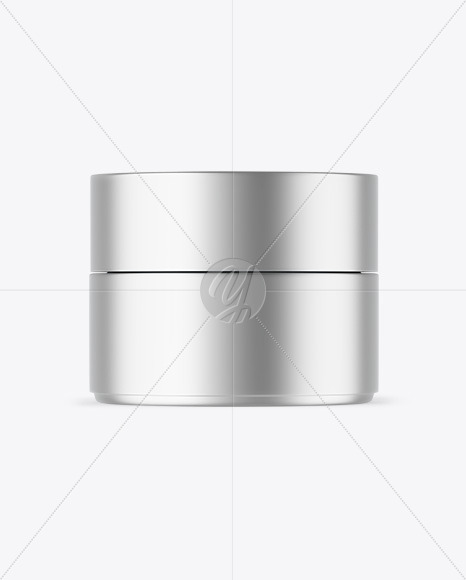 Matte Metallic Cosmetic Jar Mockup - Free Download Images High Quality ...