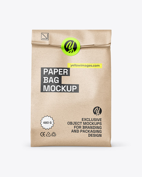 Takeaway Paper Bag Mockups