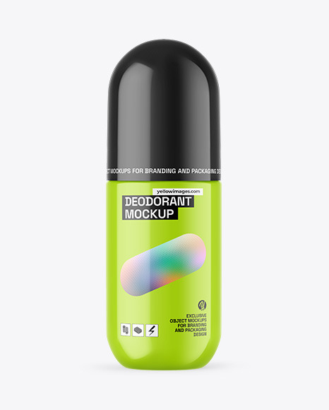 Glossy Deodorant Mockup