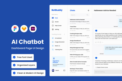 BotBuddy - AI Chatbot Dashboard V1