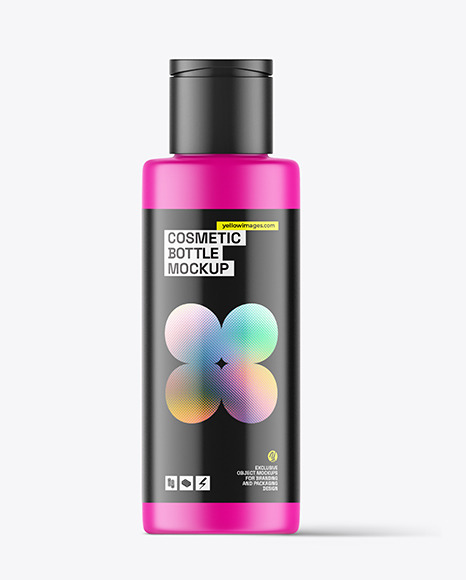 Matte Cosmetic Bottle Mockup