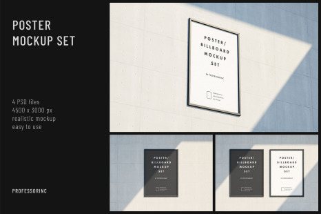 Poster / Billboard Mockup Set