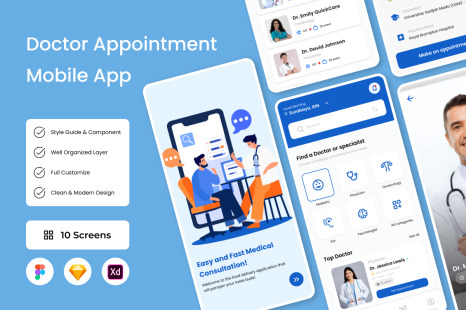 ConsultaDoc - Doctor Appointment Mobile App