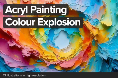 Acryl Painting Colour Explosion