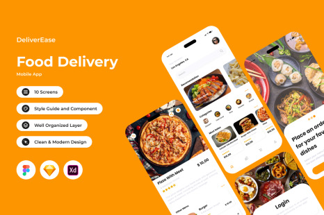 DeliverEase - Food Delivery Mobile App