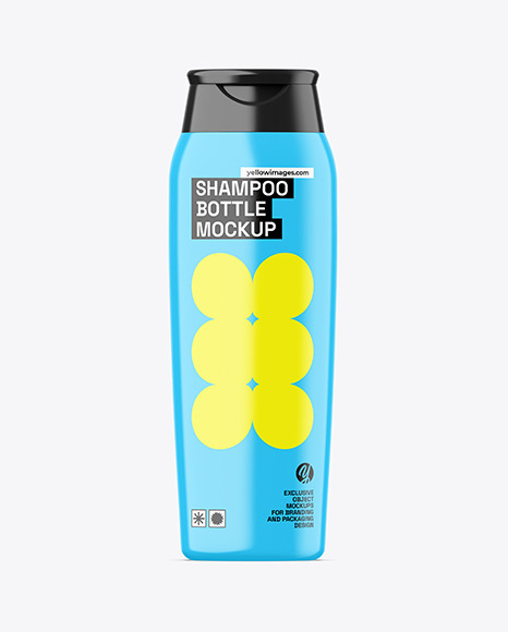 Glossy Shampoo Bottle Mockup