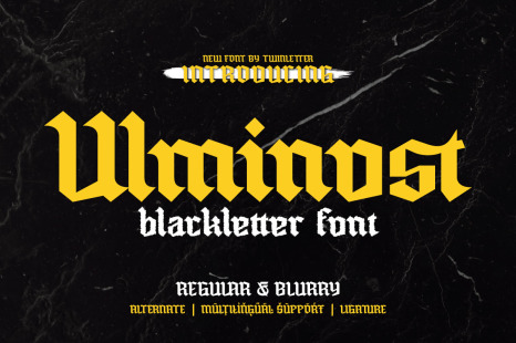 Ulminost - Blackletter Font