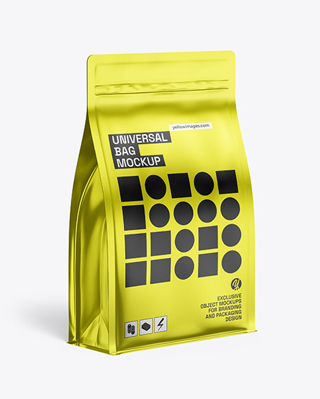 Metallic Universal Bag Mockup
