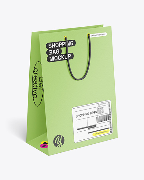 Paper Shopping Bag Mockup