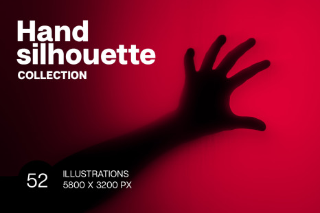 Hand silhouette