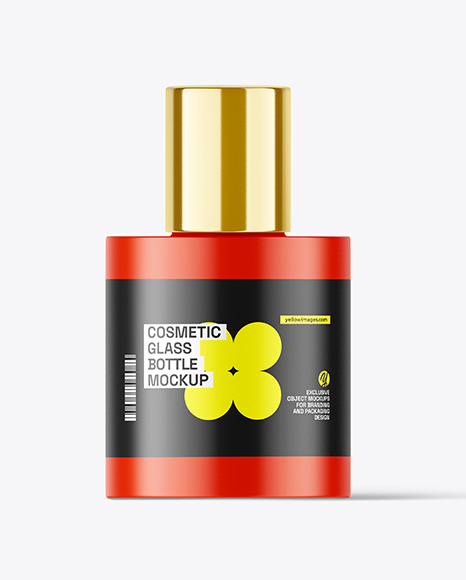 Matte Cosmetic Bottle Mockup