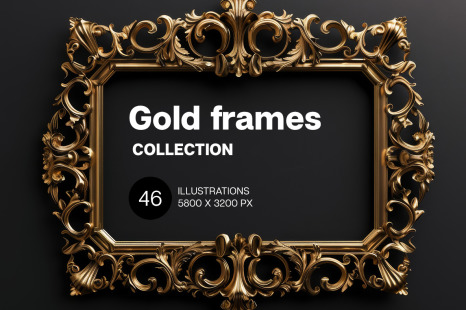 Gold frames