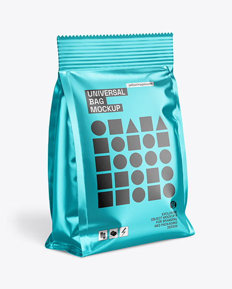 Metallic Universal Bag Mockup