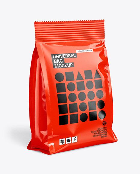 Glossy Universal Bag Mockup