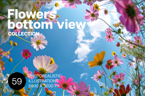 Flowers bottom view