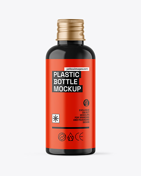 Glossy Cosmetic Bottle Mockup