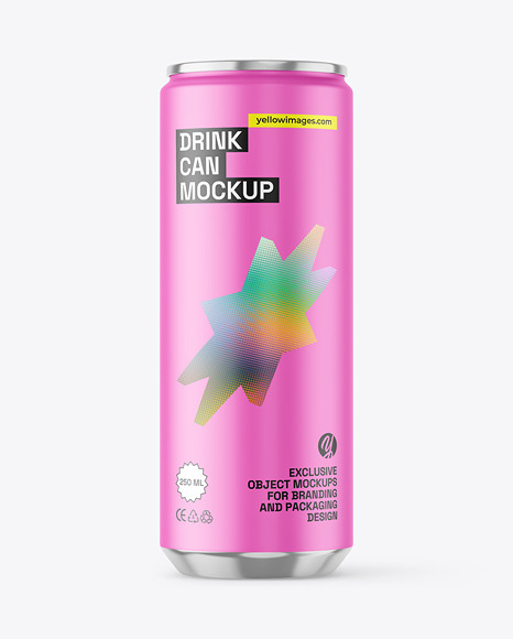 250ml Drink Can Mockups