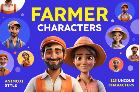 125 Animoji - Farmer Characters
