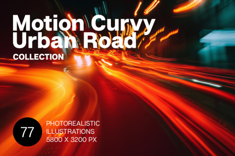 Motion Curvy Urban Road