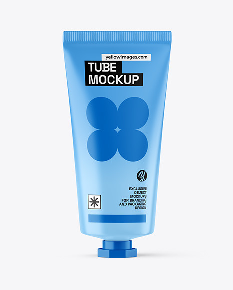 Matte Cosmetic Tube Mockup